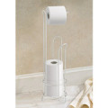 Interdesign Chromed Toilet Paper Roll Stand with Holder